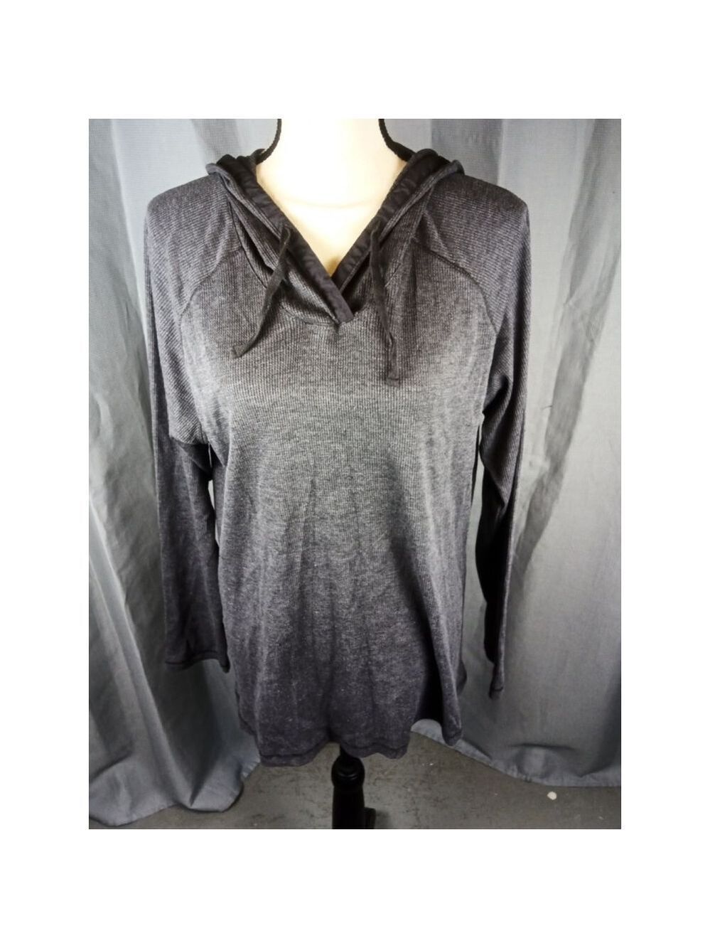 Women's Gander Mountain Guide Series Grey Ribbed Hoodie XXL